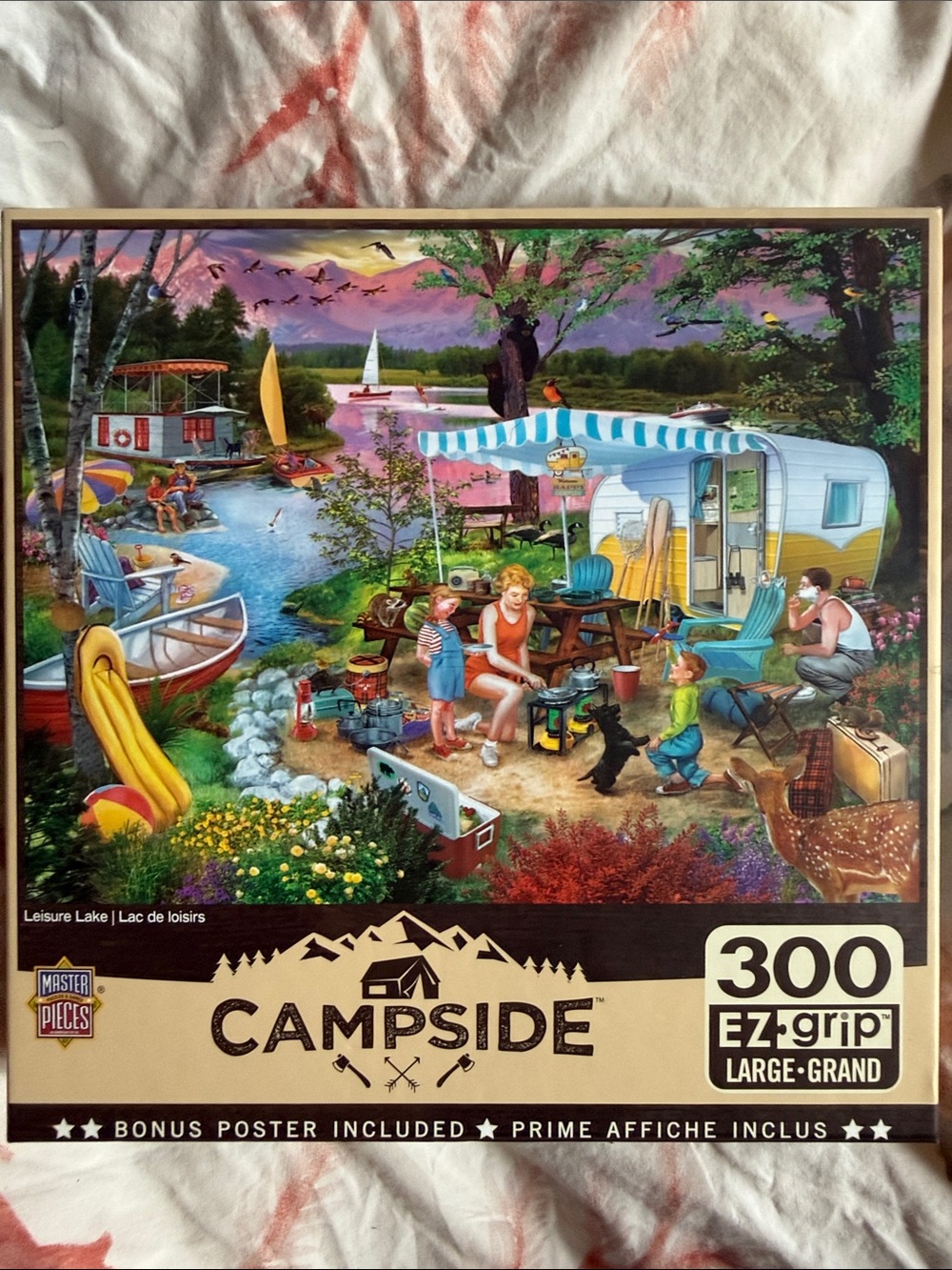 MasterPieces Campside 300-Piece EZ-Grip Puzzle – Multicolor